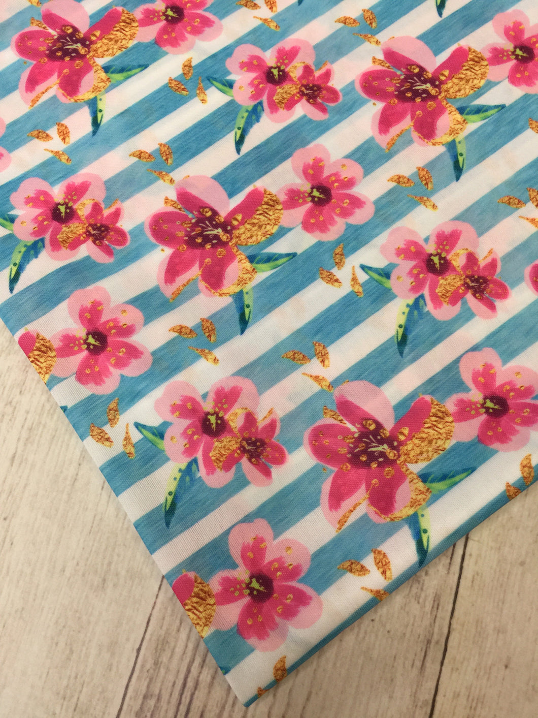 Tropical Floral Polyester Interlock