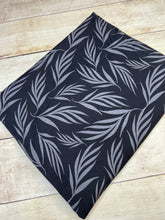 Load image into Gallery viewer, Black Leaves Bamboo Spandex