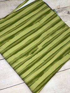 Green Watermelon Stripes Cotton Spandex