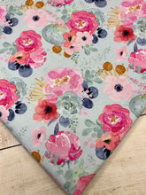 Load image into Gallery viewer, Mint Floral French Terry