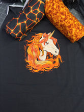 Load image into Gallery viewer, Clearance Fire Unicorn Cotton Spandex Panel