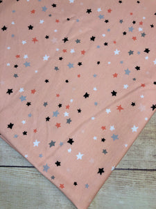 Pink Stars Cotton Spandex
