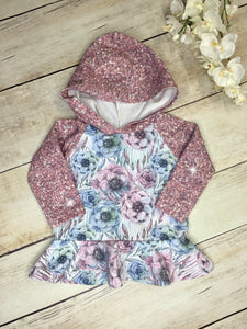 Clearance Cotton Spandex Winter Floral