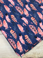 Load image into Gallery viewer, Clearance Cotton Spandex Flamingo Feathers