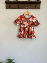 Load image into Gallery viewer, Rust Floral Cotton Spandex