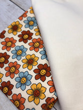 Load image into Gallery viewer, Retro Smiley Flowers Cotton Spandex