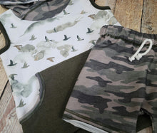 Load image into Gallery viewer, Green Camo Cotton Spandex