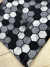 Load image into Gallery viewer, Hexagons Cotton Spandex
