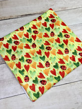 Load image into Gallery viewer, Ladybugs and Hearts Polyester Interlock