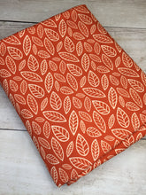 Load image into Gallery viewer, Clearance Cotton Spandex Orange Leaves