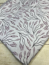 Load image into Gallery viewer, Purple Fronds  Cotton Spandex