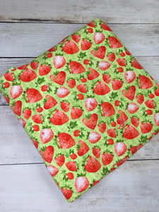 Green StrawBerries Cotton Spandex