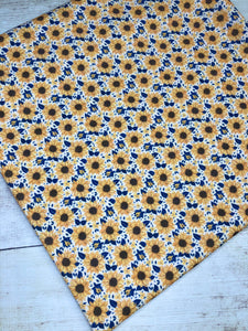 Yellow and Navy Sunflowers Bullet