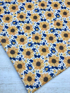 Yellow and Navy Sunflowers Bullet