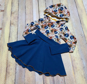 Fall Floral Cotton Spandex